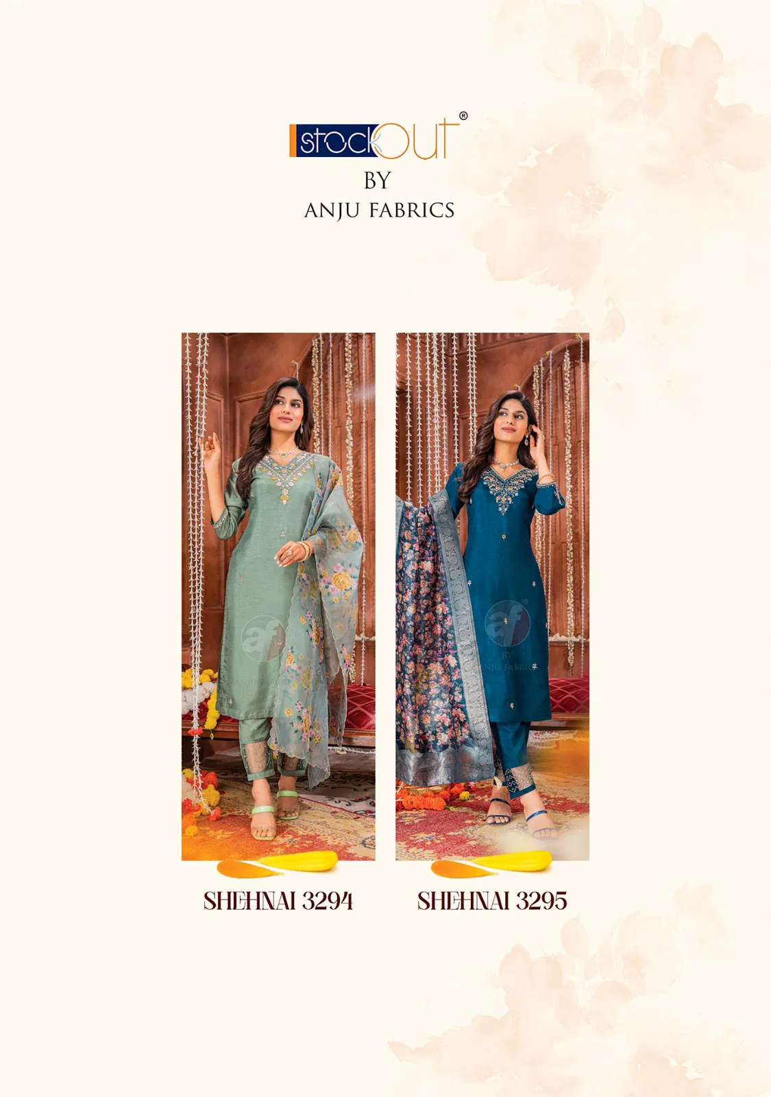 Vol 6 Silk Designer by Af Shehnai Silk Designer Top Bottom With Dupatta Collection